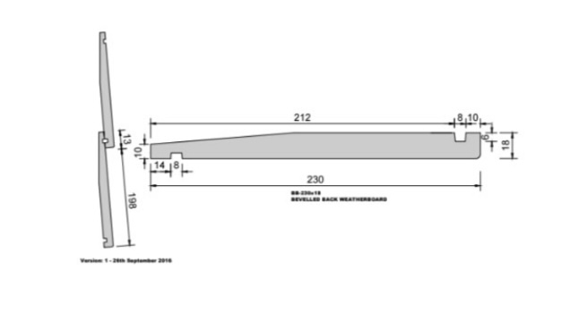 PRIMED WEATHER/BD FJ H3.1 B/BACK 250 x 25MM x 4.8MTRS