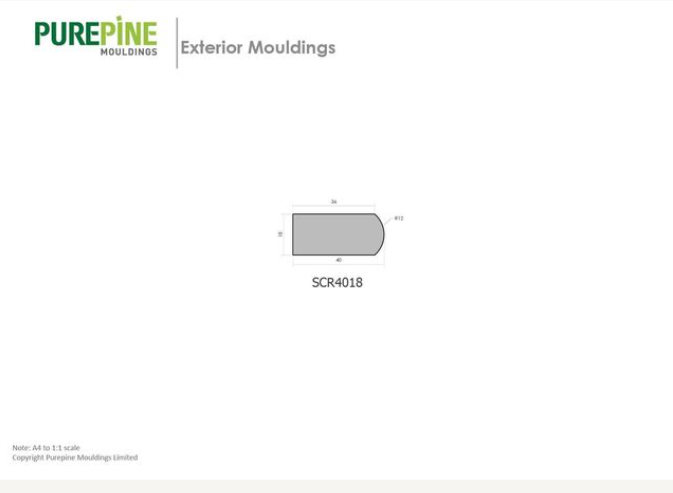 PRIMED SCRIBER FJ H3.2 40 x 19MM 5.4MTRS NO13D