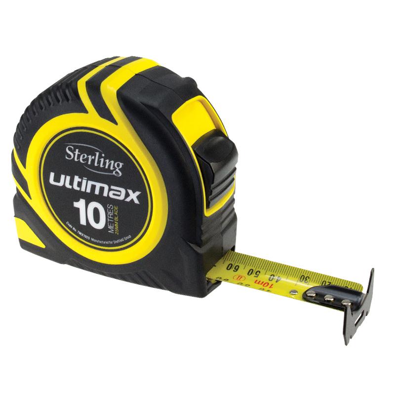 [104030] TAPE MEASURE STERLING 10M x 25mm METRIC