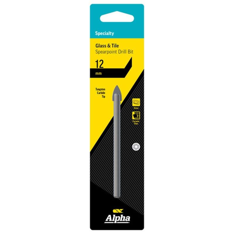 DRILL ALPHA GLASS AND TILE 12mm