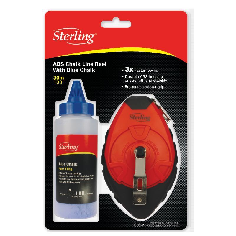 [HSN265] CHALK LINE REEL ABS PLASTIC SET