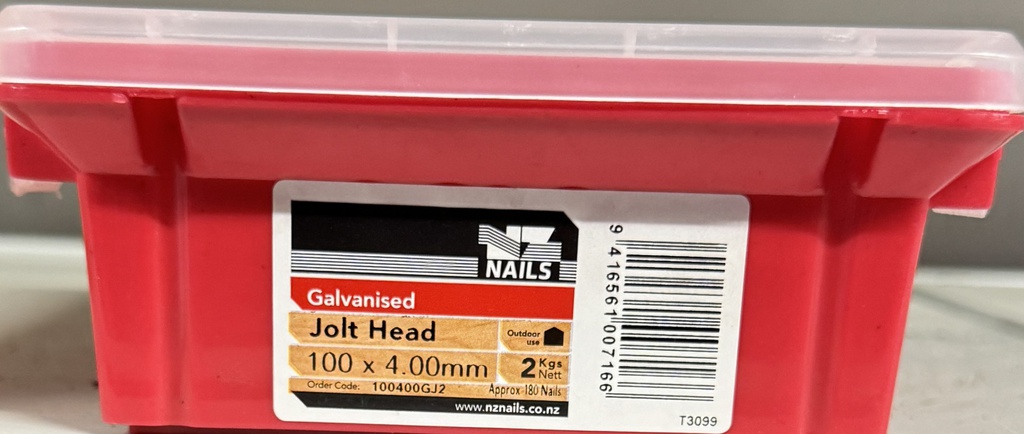 NAIL 2KG 100 x 4.00mm JOLT HEAD