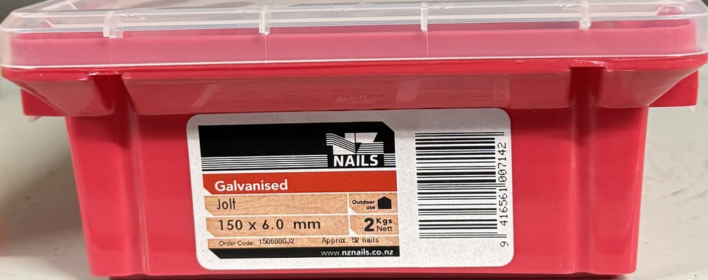 NAIL 2KG 150 x 6.0mm JOLT HEAD