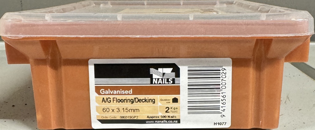 NAIL 2KG  60 x 3.15mm DECKING NAILS