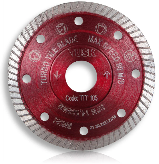 TUSK TURBO TILE BLADES 115x1.2/0.8x8x22