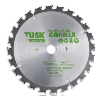 TUSK TCT DEMO BLADES 165x1.8/1.2x20Tx20