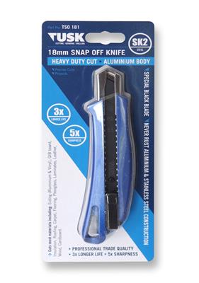 [TSO181] TUSK 18mm SNAP OFF KNIFE 1PC PACK
