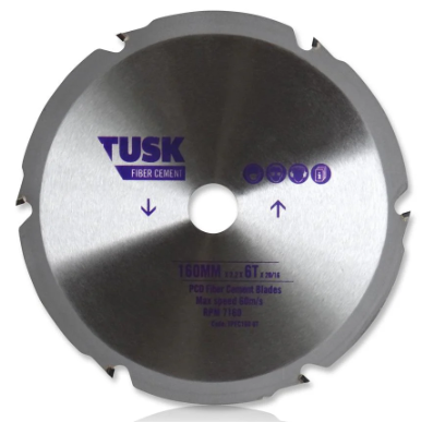 SAW BLADE TUSK PCD FIBER CEMENT 125mm