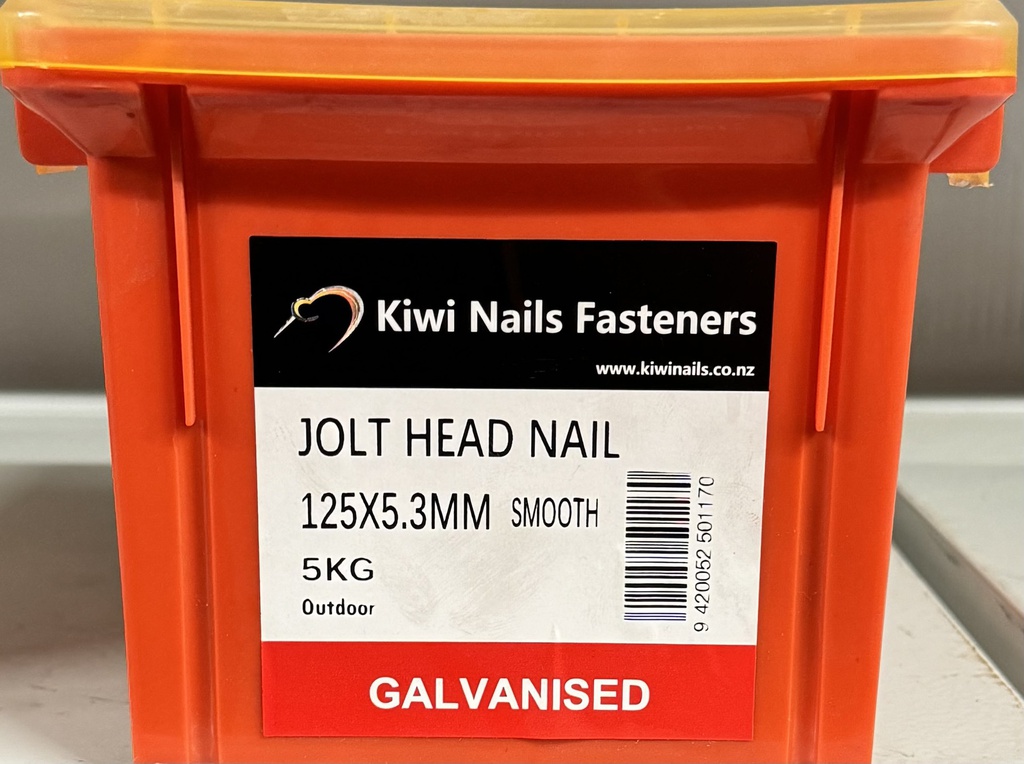 [HEN109] NAIL 5kg 125 x 5.3MM  GALV JOLT HEAD