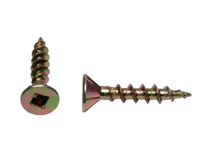 SCREW S/FAST CSK ZC SQDR 10g x 100 (250)