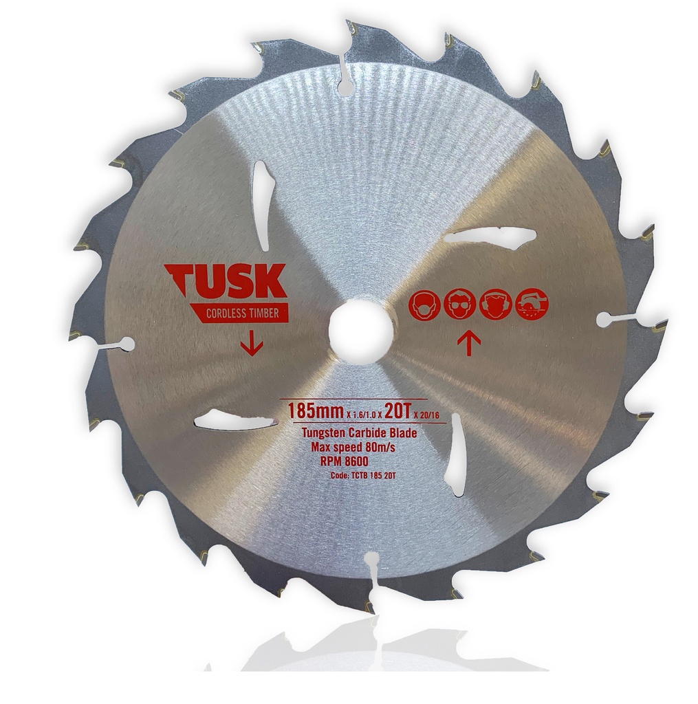 TUSK CORD/BLADES 165x1.6/1.0x24Tx20/16