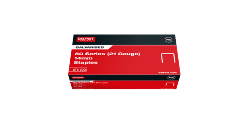 DELFAST GALV 80 SERIES STAPLES 14MM 21GA