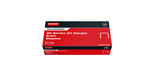 [HSV899] DELFAST GALV 80 SERIES STAPLES 6MM 21GA