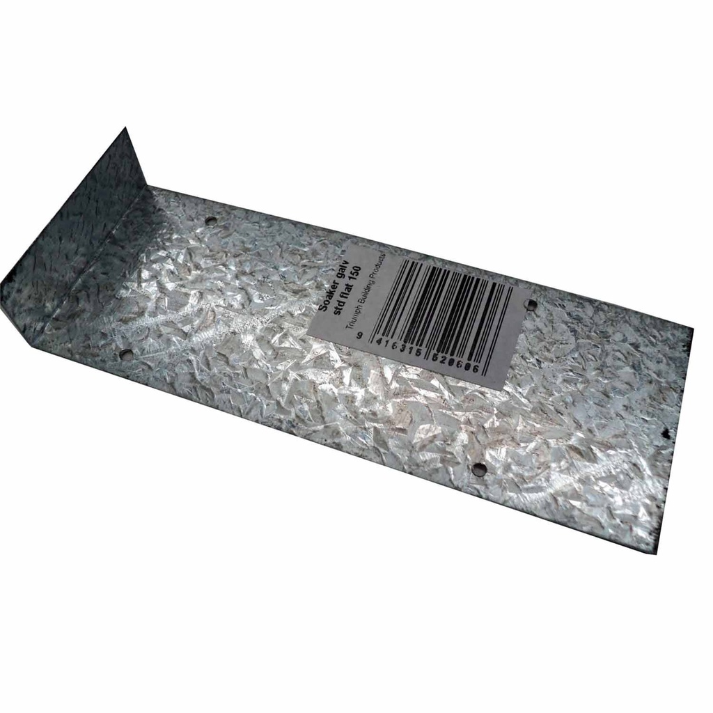 SOAKER FLAT W/BOARD GALV 200 X 45mm