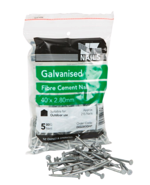 [040280GHP] NAIL 500g  40 x 2.8mm FIBRE CEMENT