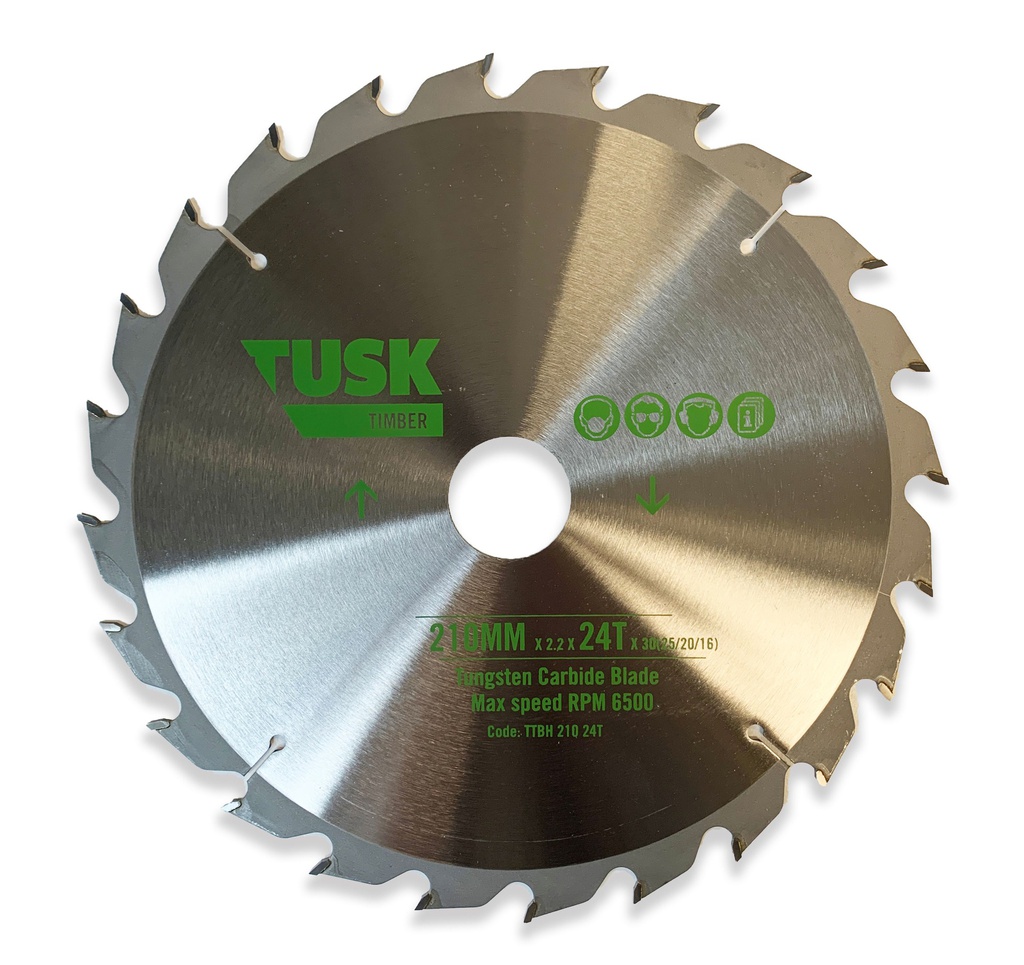 SAW BLADE TUSK CARBIDE 216mm 24T