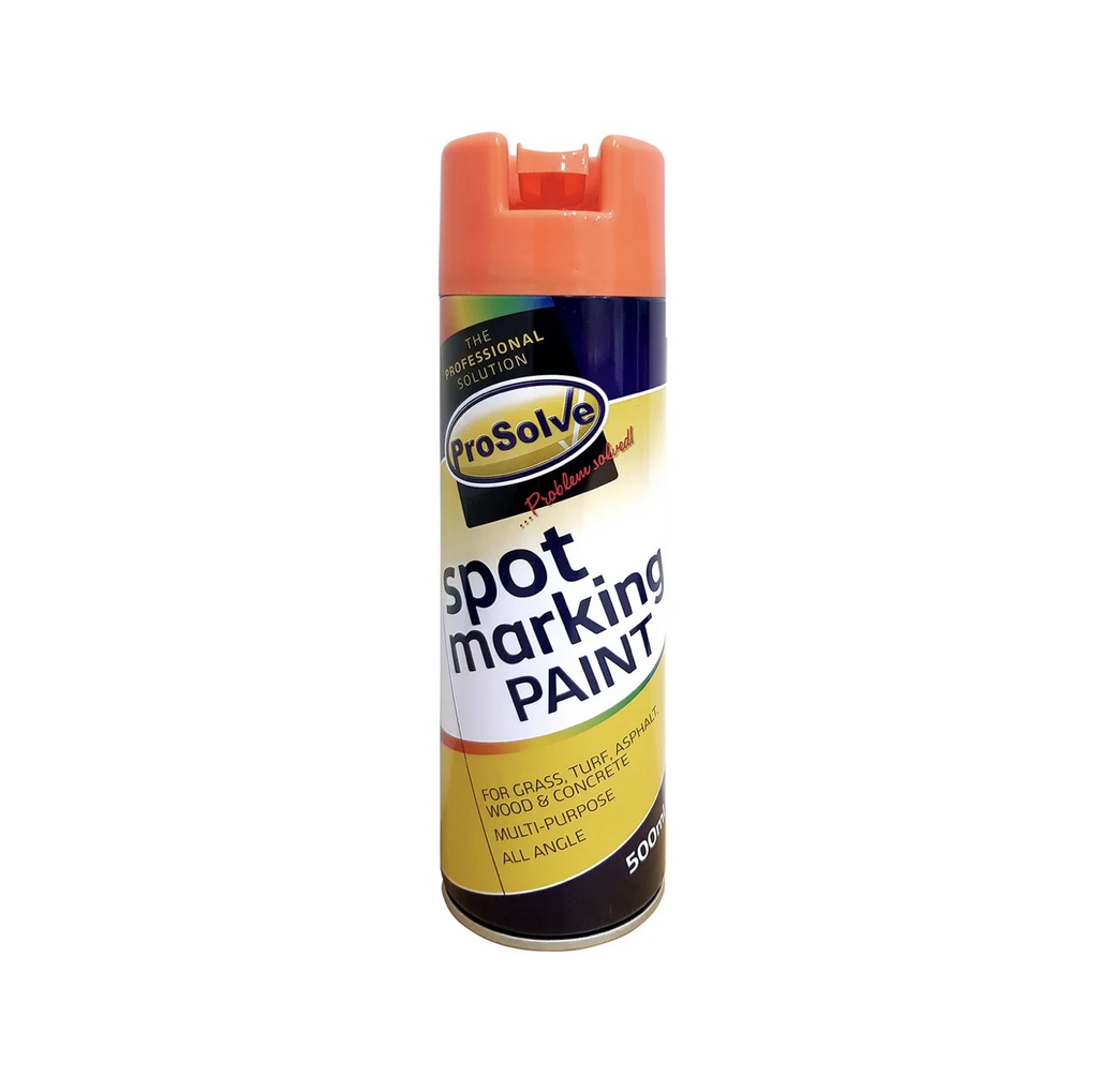 PAINT SPOT SPRAY FLURO ORANGE  500ml