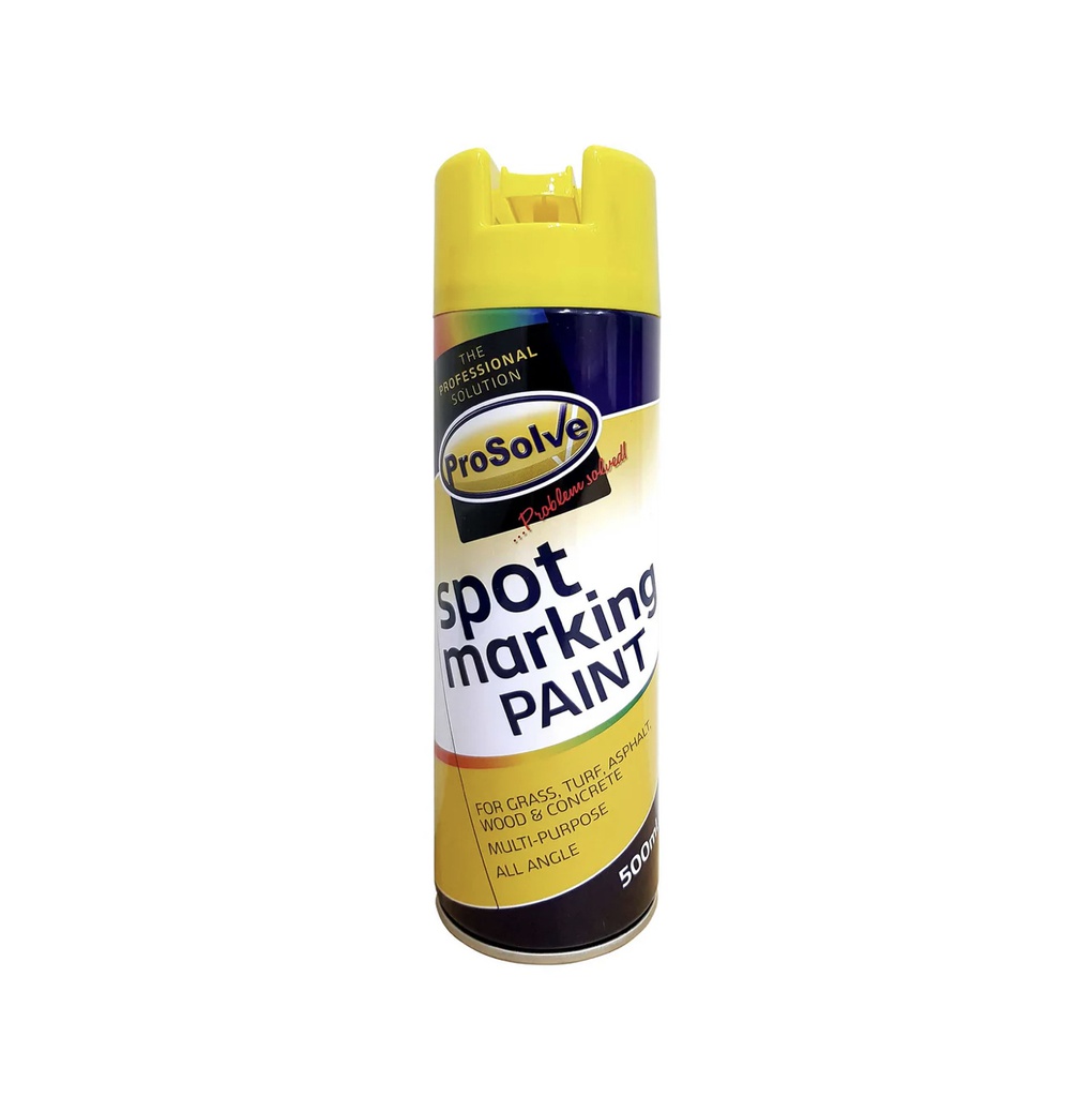 PAINT SPOT SPRAY FLURO YELLOW  500ml