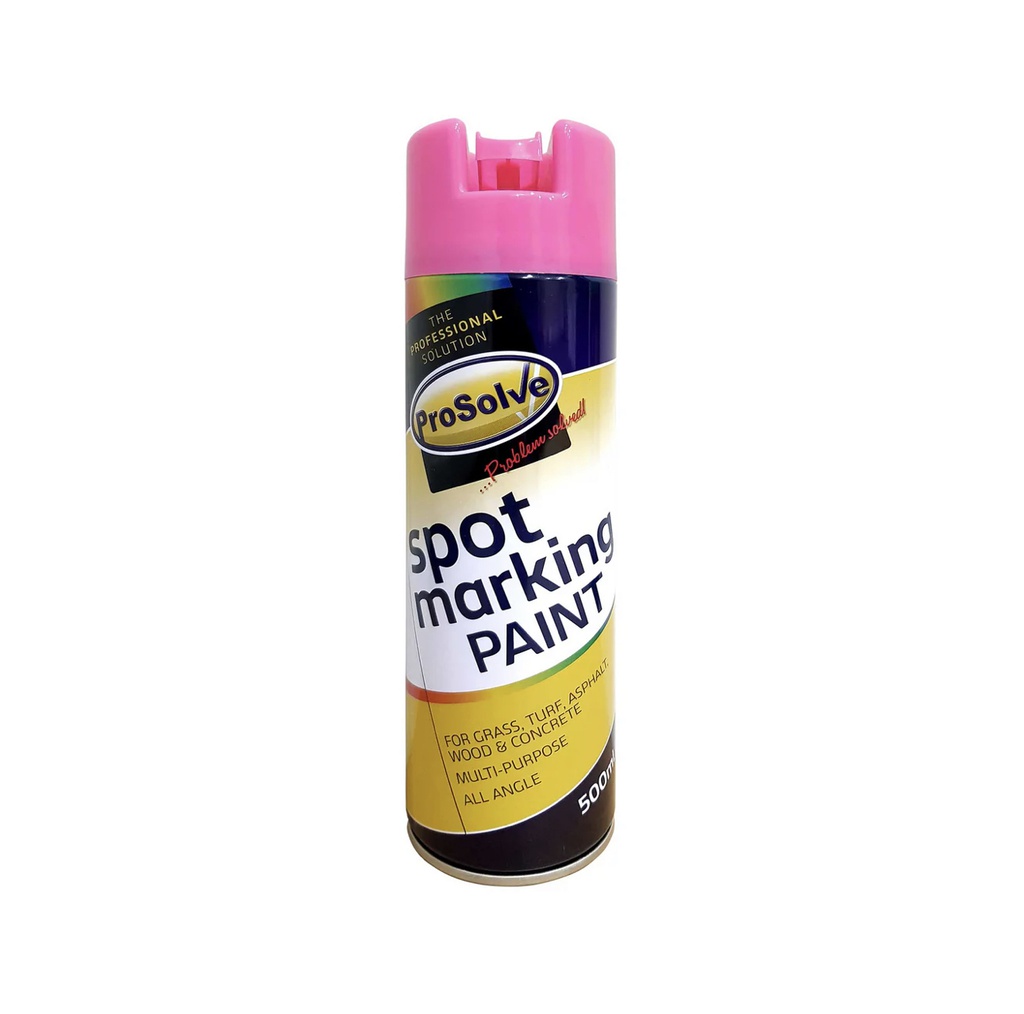 PAINT SPOT SPRAY FLURO PINK  500ml