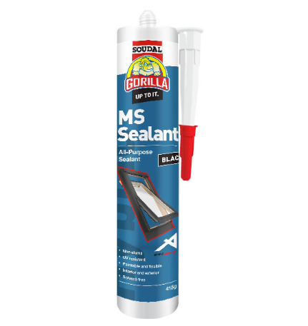 SOUDAL GORILLA MS SEALANT 415GR BLACK