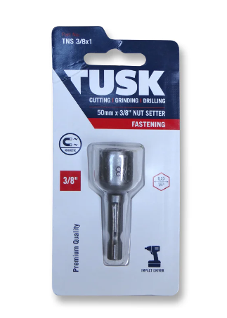 TUSK NUTSETTER 3/8&quot; 65mm MAGNETIC 1pc