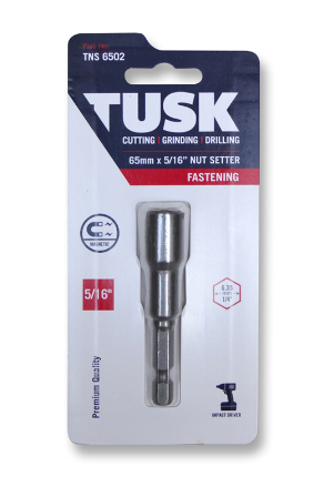 TUSK NUTSETTER 5/16" 65mm MAGNETIC 1pc
