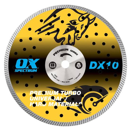 OX PREMIUM TURBO BLADE 230MM CONCRETE/GENERAL PURPOSE
