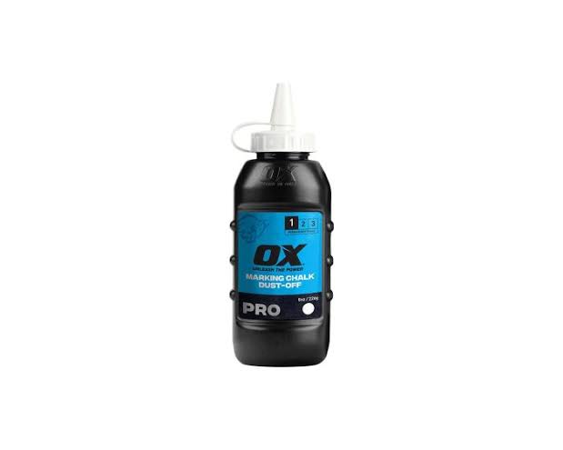 OX DUST OFF MARKING CHALK WHITE 8OZ