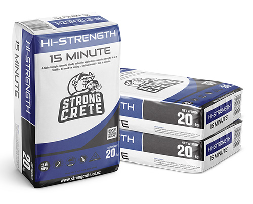 STRONGCRETE HI-STRENGTH (36MPA) 15 MINUTE MIX 20KG