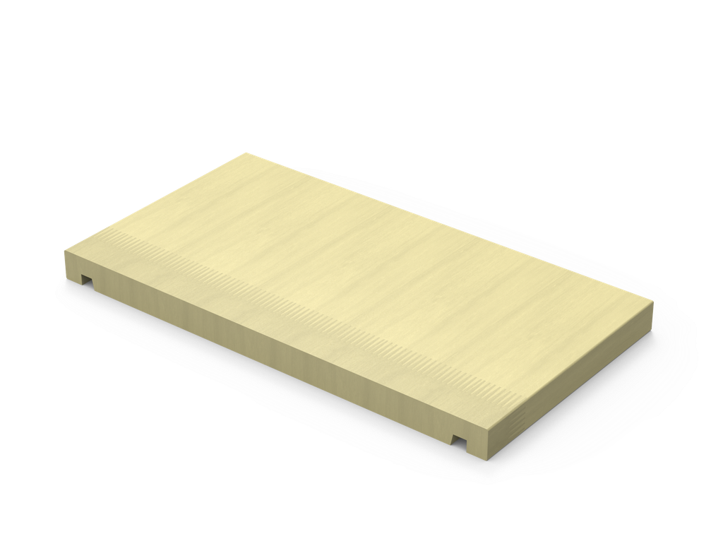 PRIMED H3.1 FASCIA GROOVED 300 x 25MM X 6.0MTRS