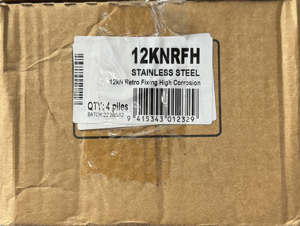 [PFKITRETRO-12KN { 4 x piles per box }] PILE BEARER KIT 12KN RETRO STAINLESS MILSONS { 4 x piles }