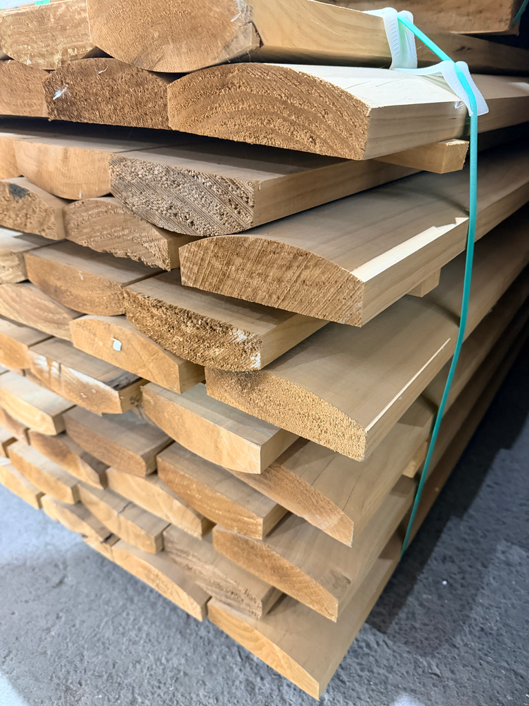 EDGED H4 HALF ROUND 150x50(140x42) x 3.0MTR
