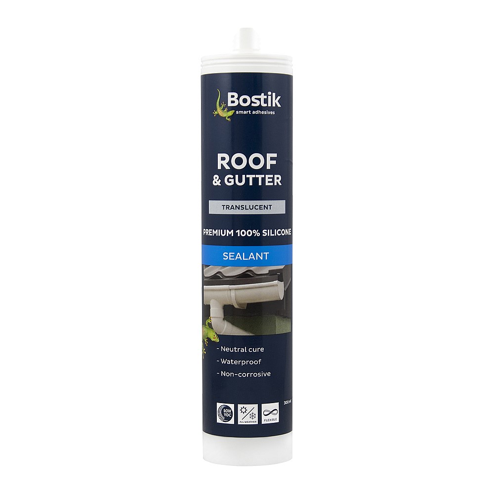 BOSTIK ROOF &amp; GUTTER SILICONE T/LNT 375G