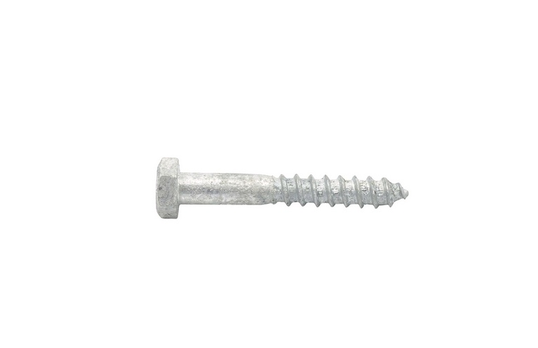 COACH SCREW M12 x  65mm GALV