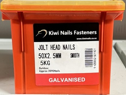 [111240] NAIL 5KG  50 x 2.5MM  GALV JOLT HEAD