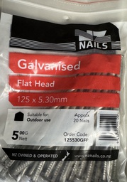 [114370] NAIL 500g 125 x 5.3mm  GALV FH
