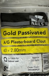 [106858] NAIL 500g  40 x 2.8mm  GALV ANNULAR GIB