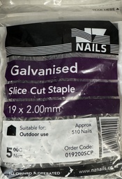 [107008] NAIL 500g  19 x 2.0mm  GALV S/C STAPLE
