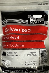 [106894] NAIL 500g  25 x 1.6mm  GALV FH
