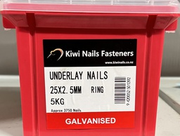 [HEN673] NAIL 5kg  25 x 2.8MM  GALV ANNULAR