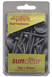 [PKSL10X50] SUNCLEAR ROOF FIXING SCREW  50mm (25)