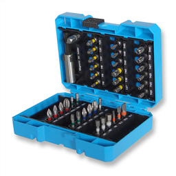 [TB38pc] TUSK TORSION BITS 25mm 38pc KITS BLUE