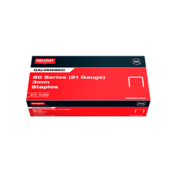 [105226] DELFAST GALV 80 SERIES STAPLES 3MM 21GA