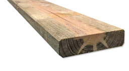 [338480] RETAINING H4 ARRISSED EDGE 150x50x4.8MTR