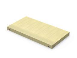 [HEN820] PRIMED H3.1 FASCIA GROOVED 300 x 25MM X 6.1MTRS